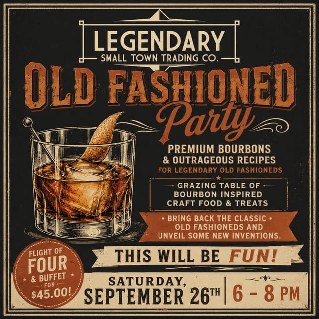 Old Fashioneds Tasting Party