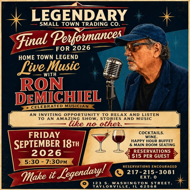 Live Music Featuring Ron DeMichiel 
