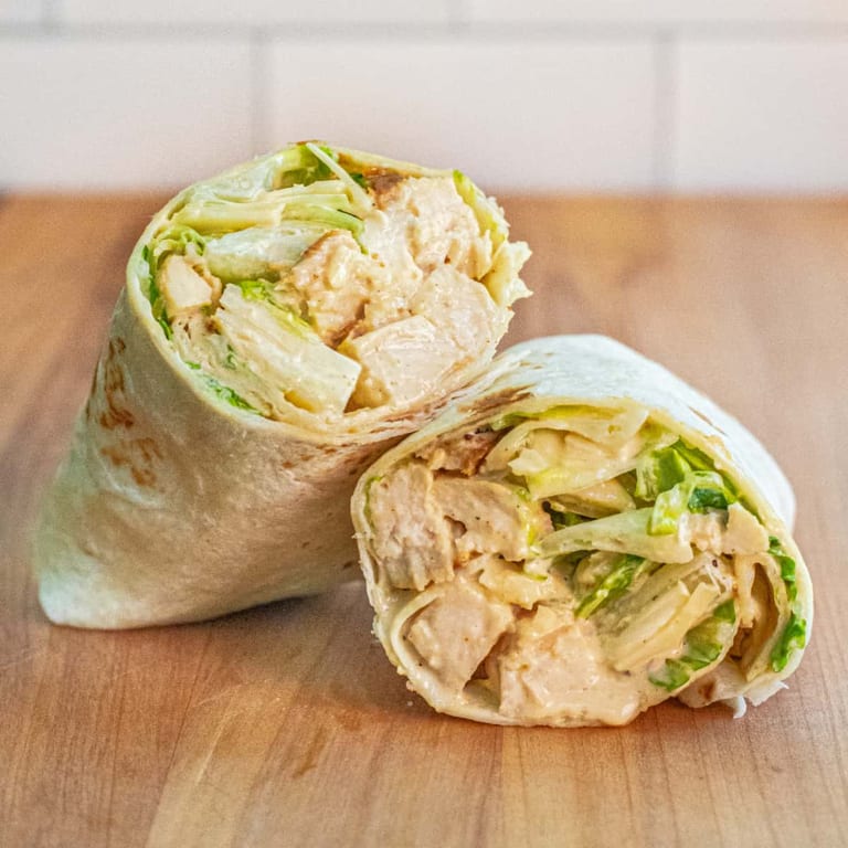 Delicious Chicken Caesar Wrap
